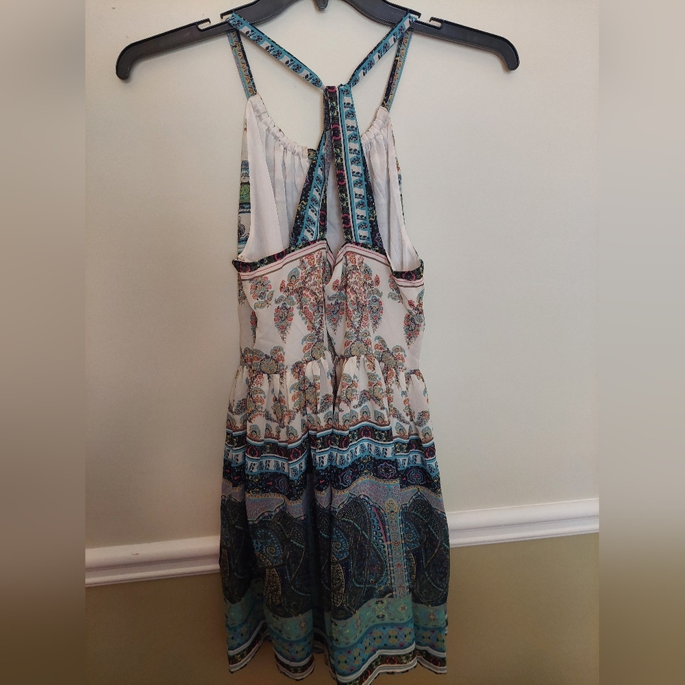 Anthropologie Raga Dress Womens Medium Cross Back Dress NWT - Picture 2 of 6